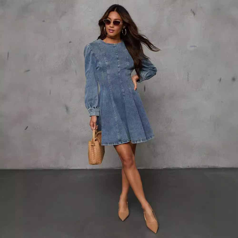 Trendy Denim Jurk