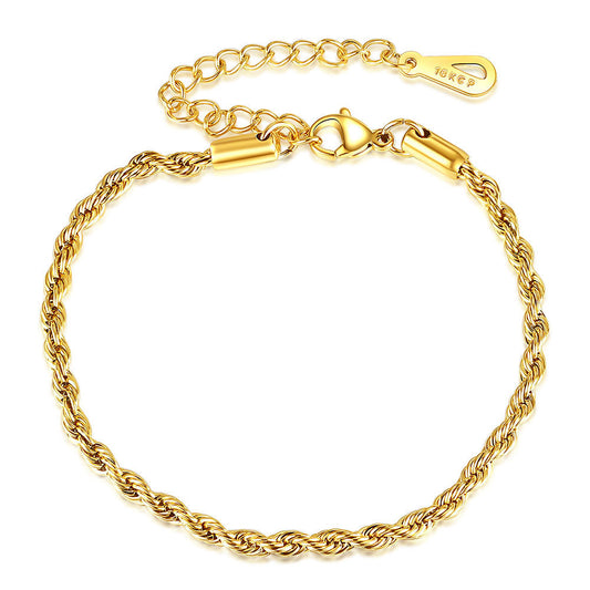 Stainless Steel Twist Armband