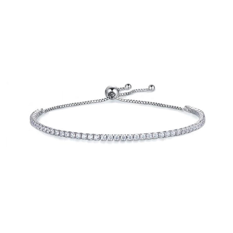 Armband met Zilveren Diamanten