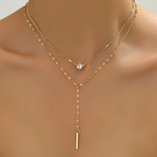 Ketting Y-Vormend Goud